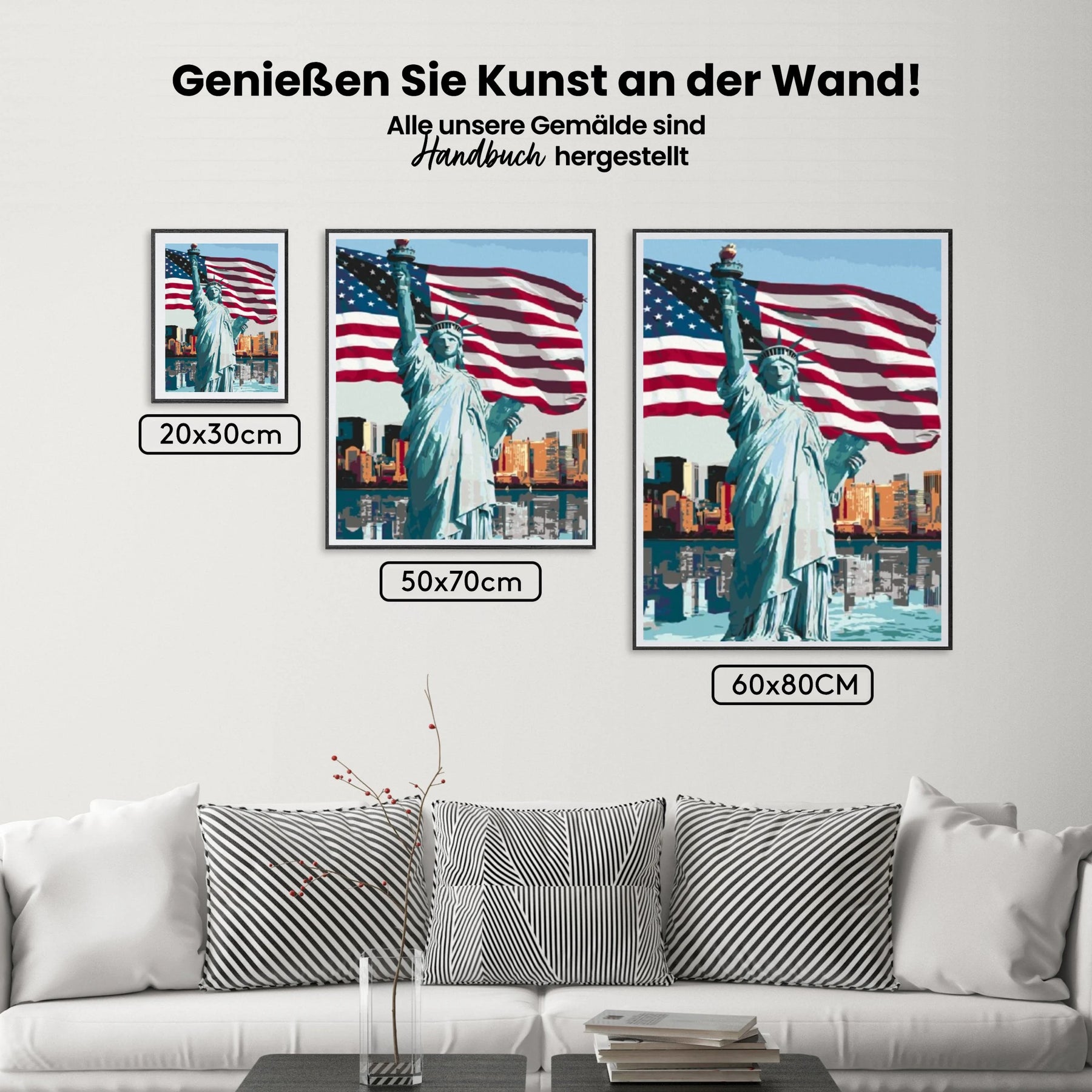 Malen nach Zahlen – Stolzer Amerikaner
