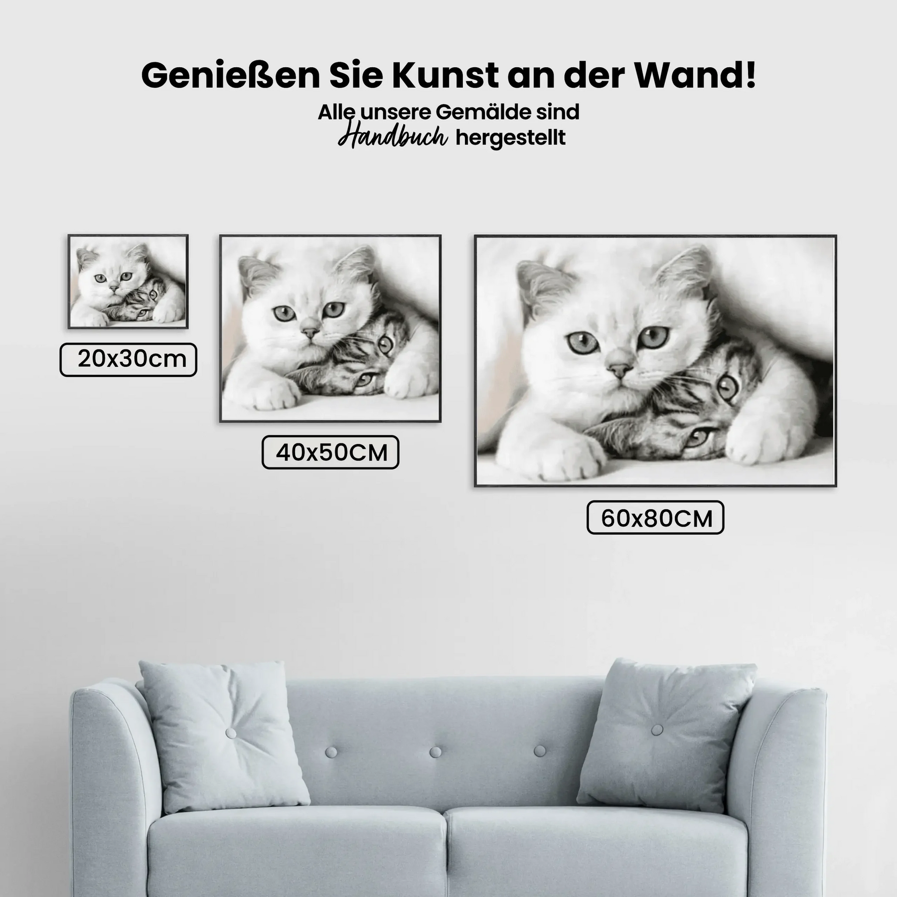 Malen nach Zahlen – Süße Kätzchen