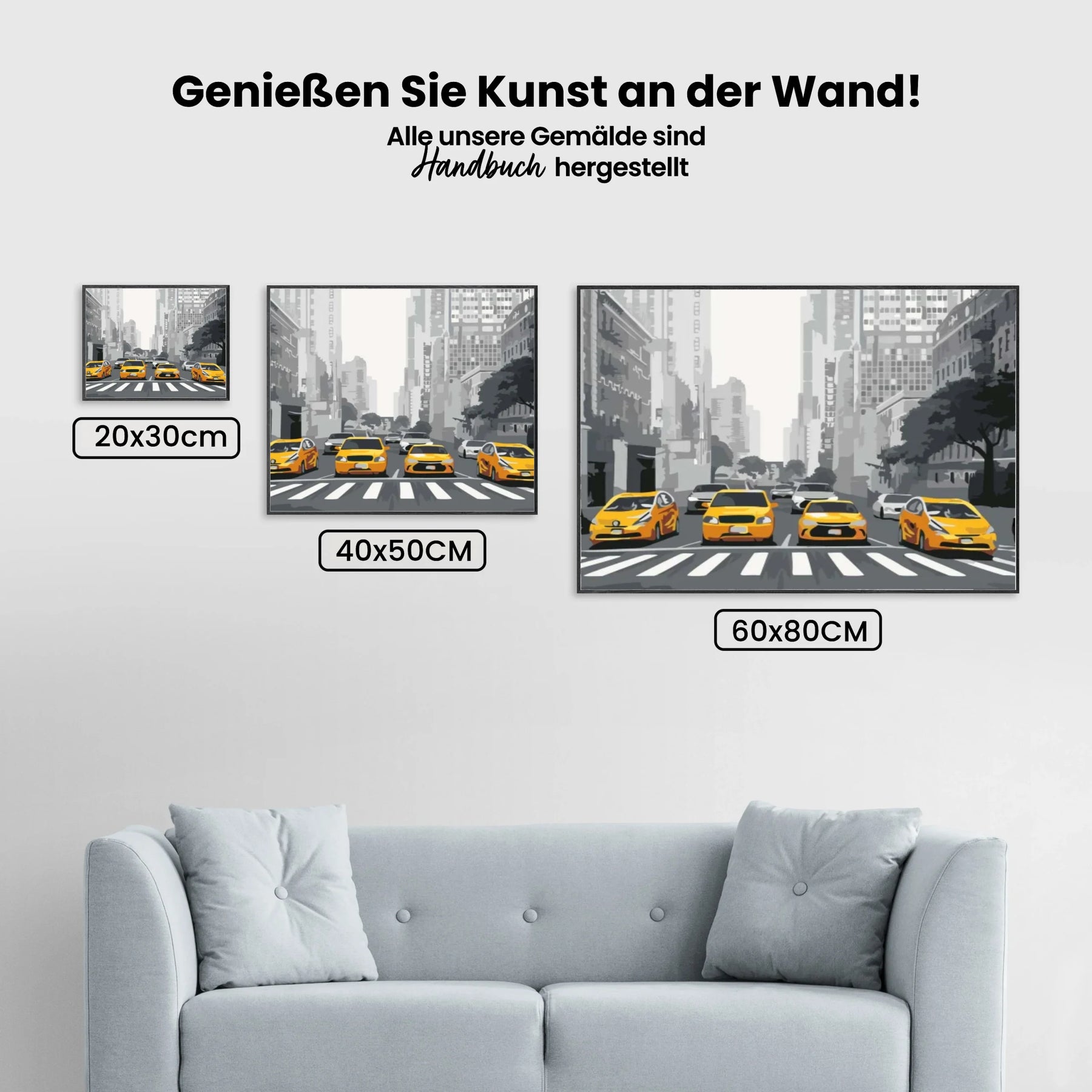 Malen nach Zahlen – Taxi in New York City