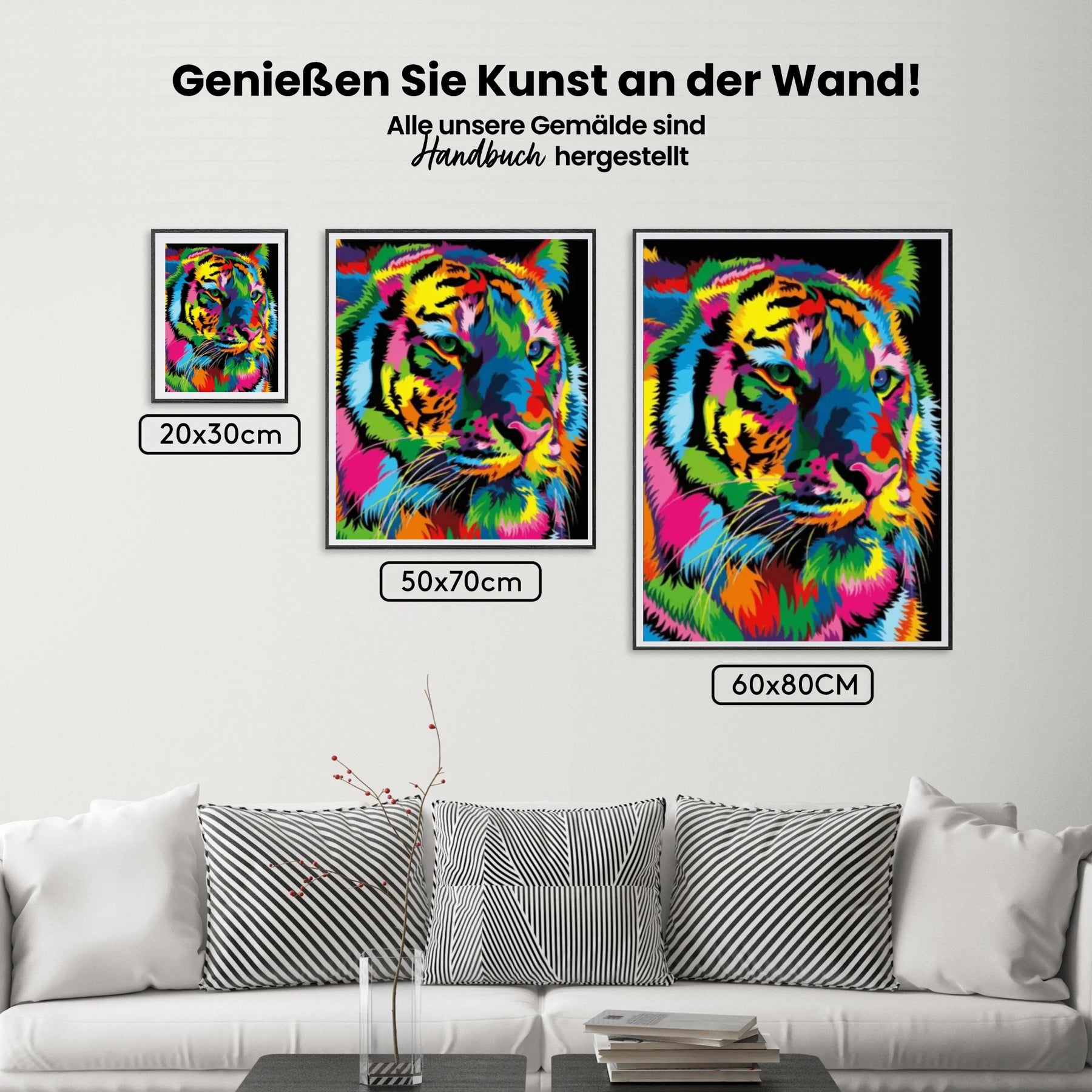 Malen nach Zahlen – Tiger