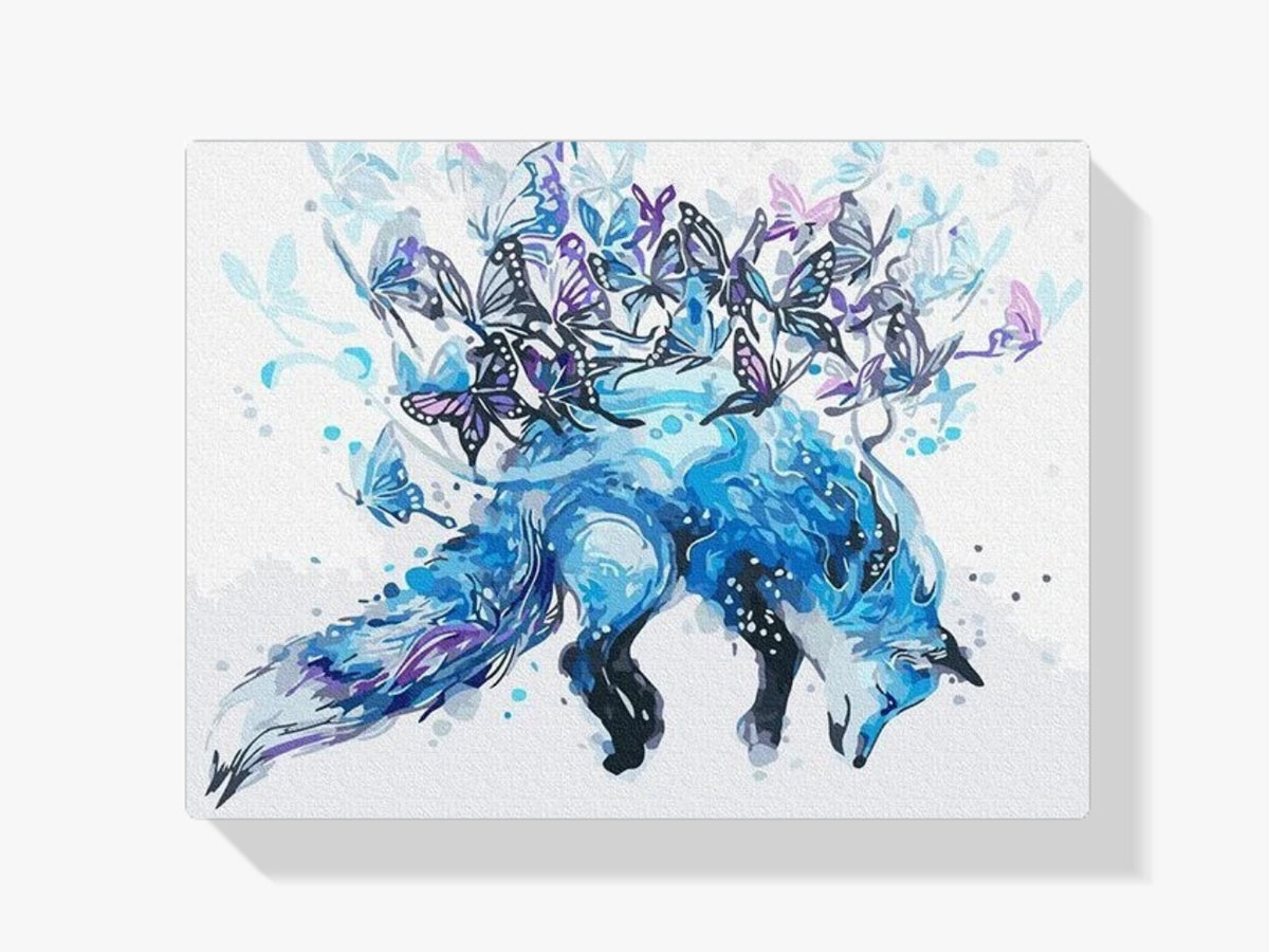 Malen nach Zahlen – Träume der Füchse