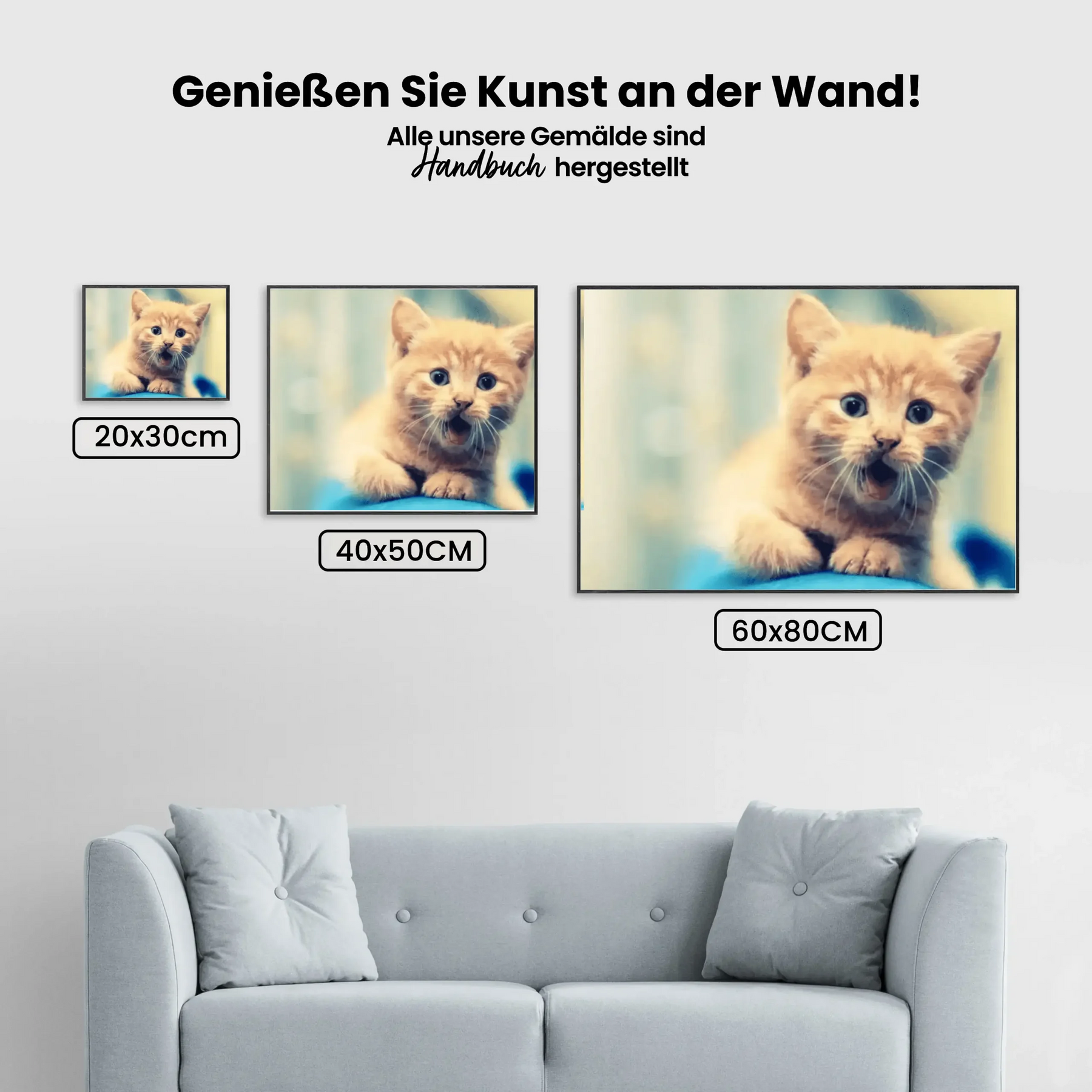 Malen nach Zahlen – Verspielte Katze