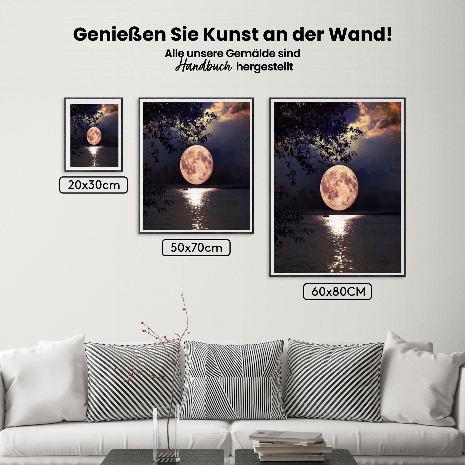 Malen nach Zahlen – Vollmond