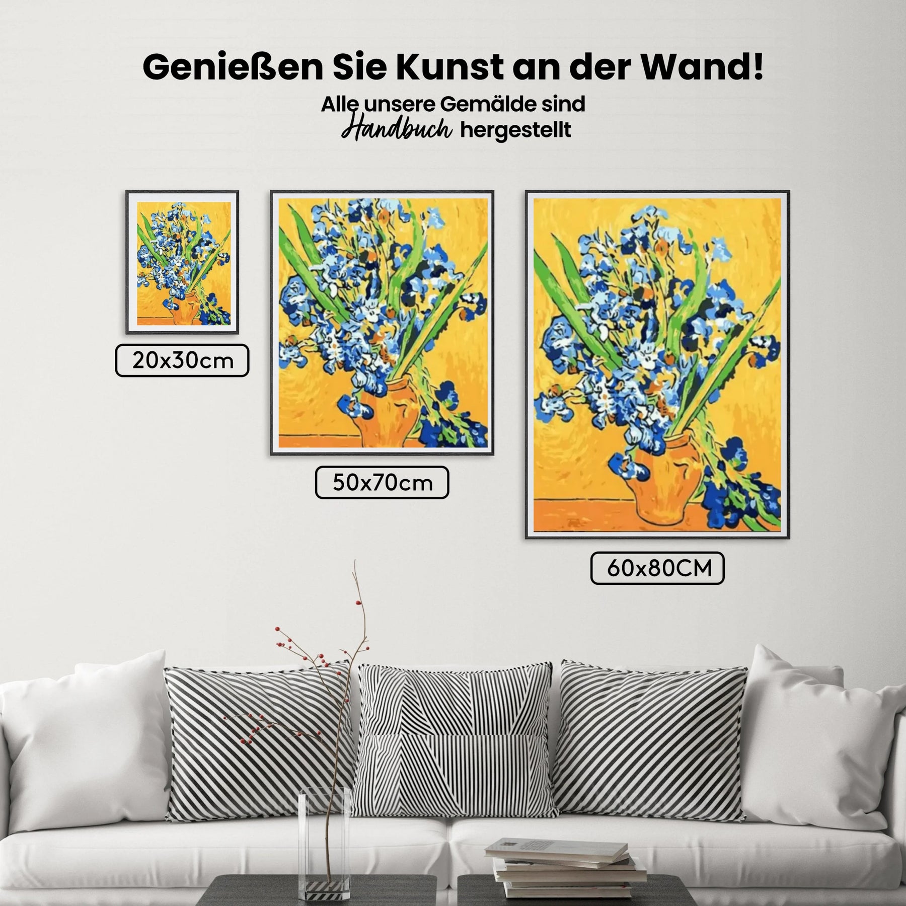 Malen nach Zahlen – Waldblumen Van Gogh