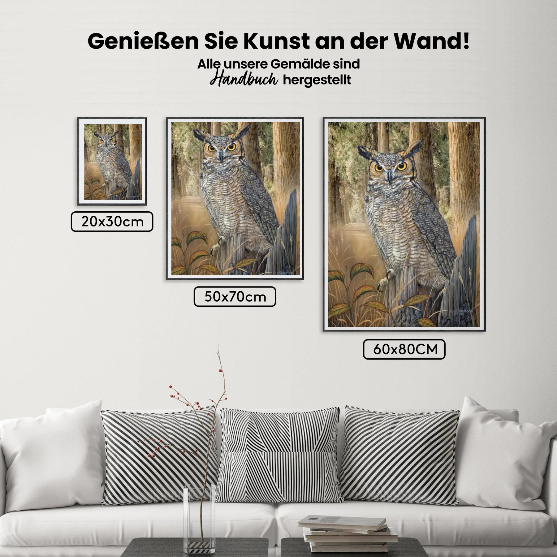 Malen nach Zahlen – Waldohreule