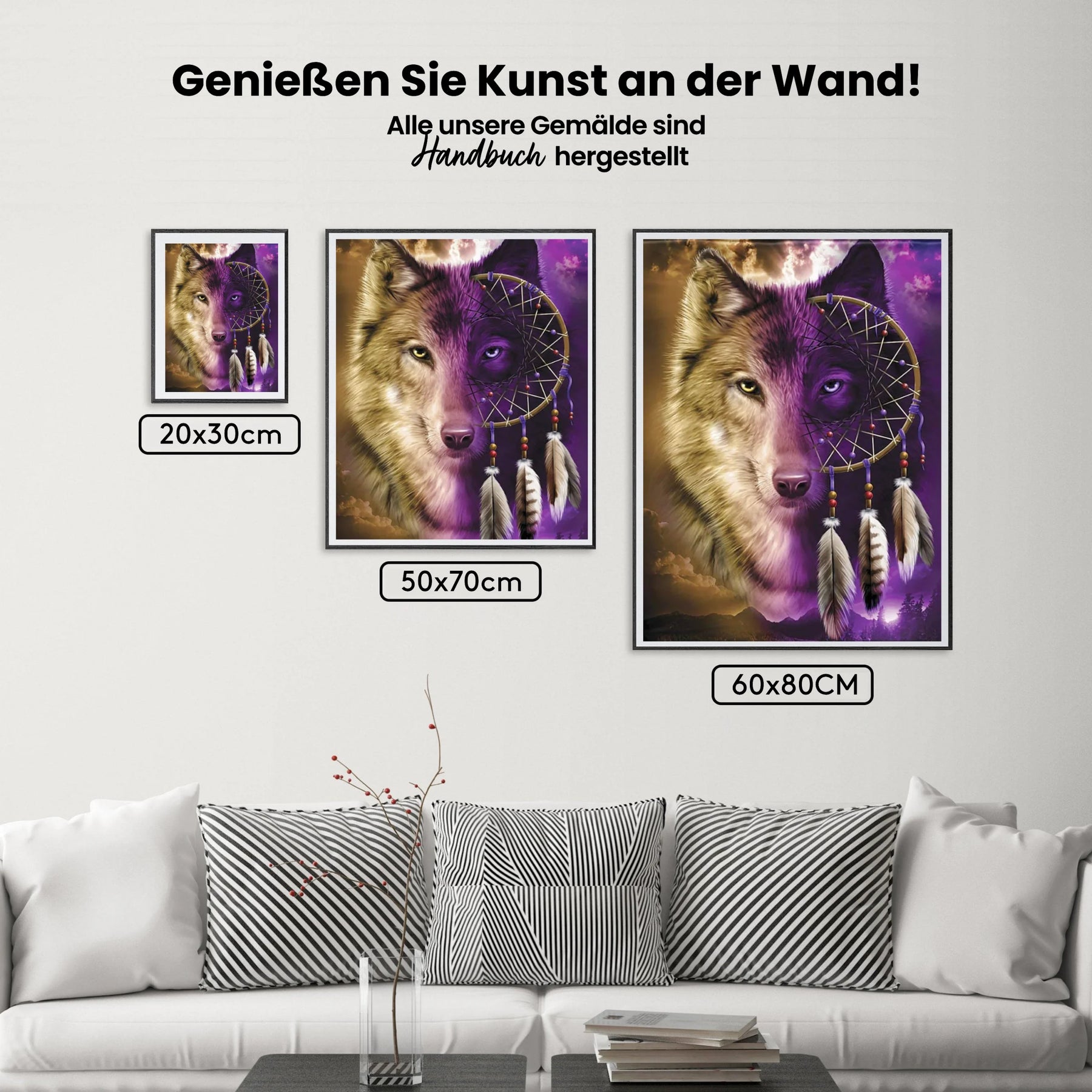Malen nach Zahlen – Wolf Traum
