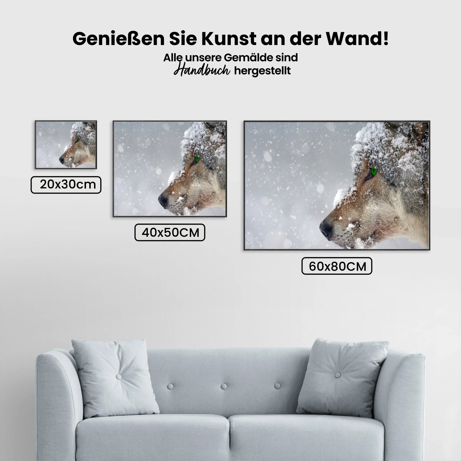 Malen nach Zahlen – Wolf Voll