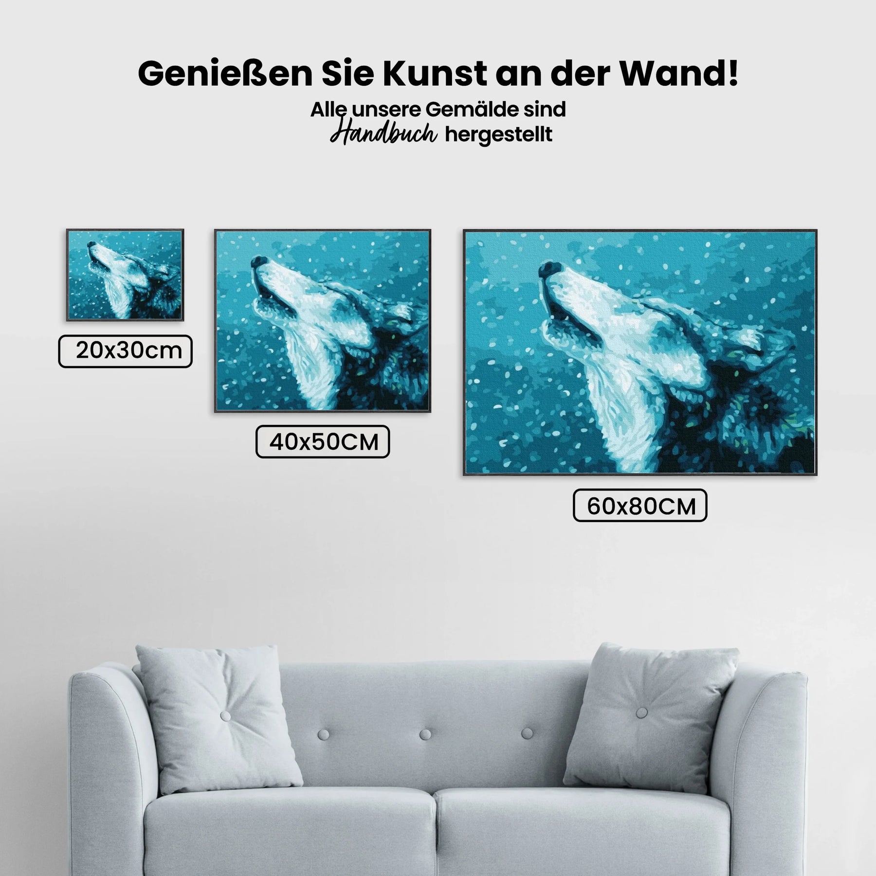 Malen nach Zahlen – Wolfsgeheul