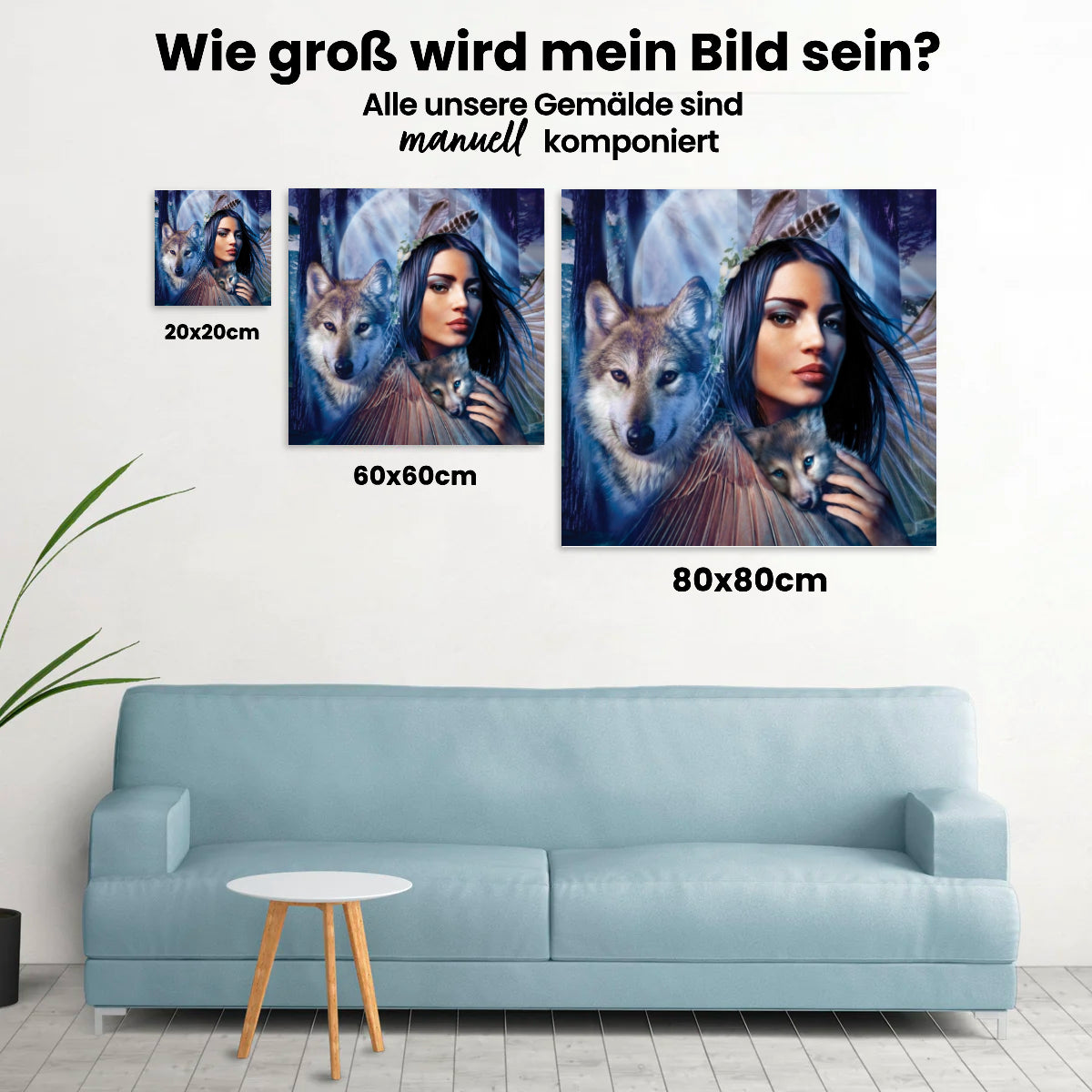 Malen nach Zahlen – Wolfsjunge
