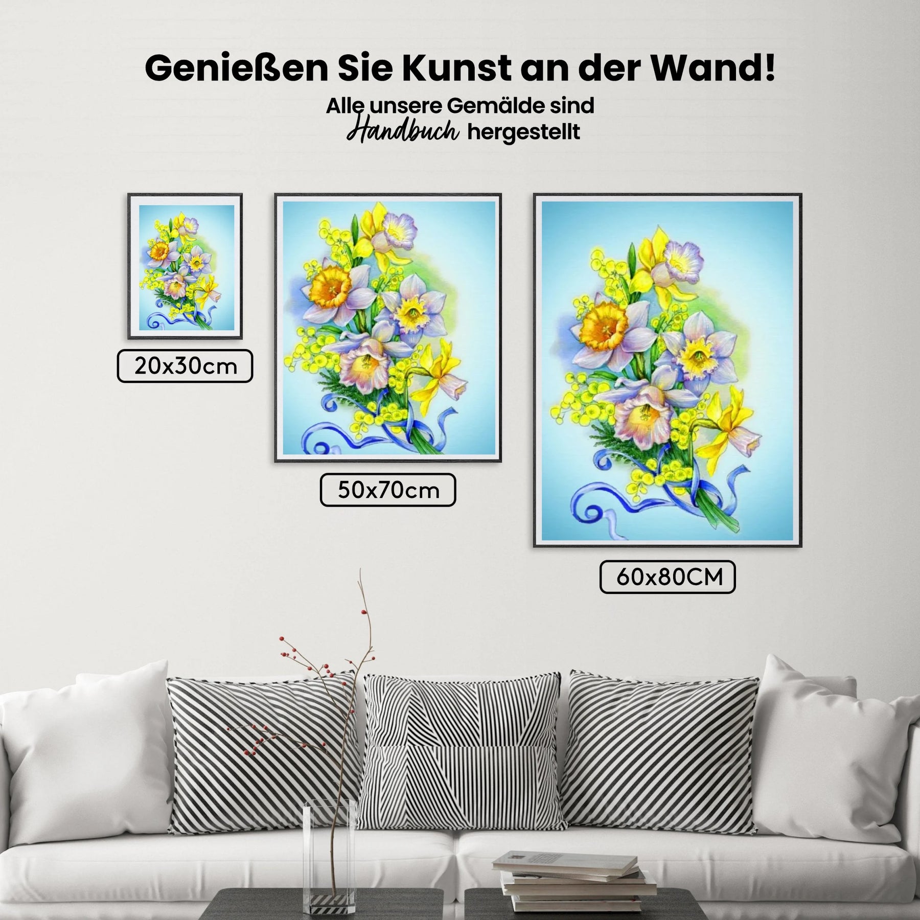 Malen nach Zahlen – Zartes Bouquet