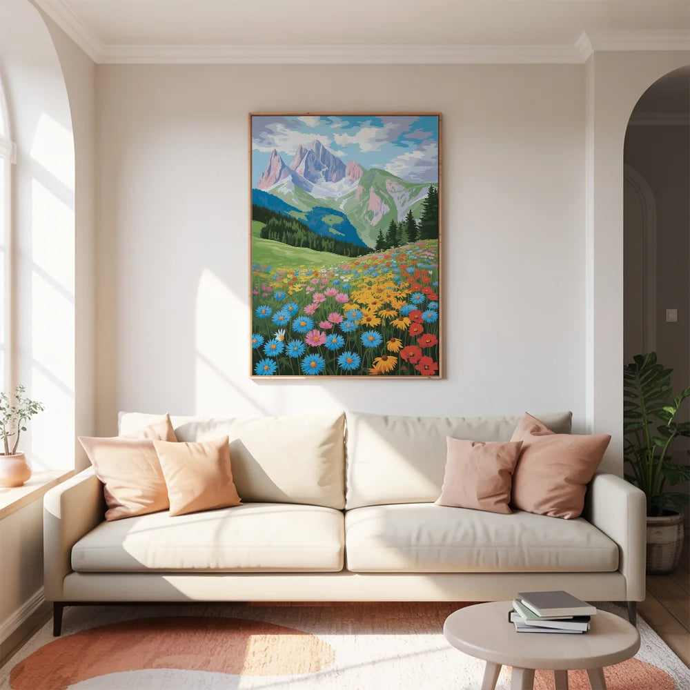 Måla efter siffror - Alfresco eftermiddag