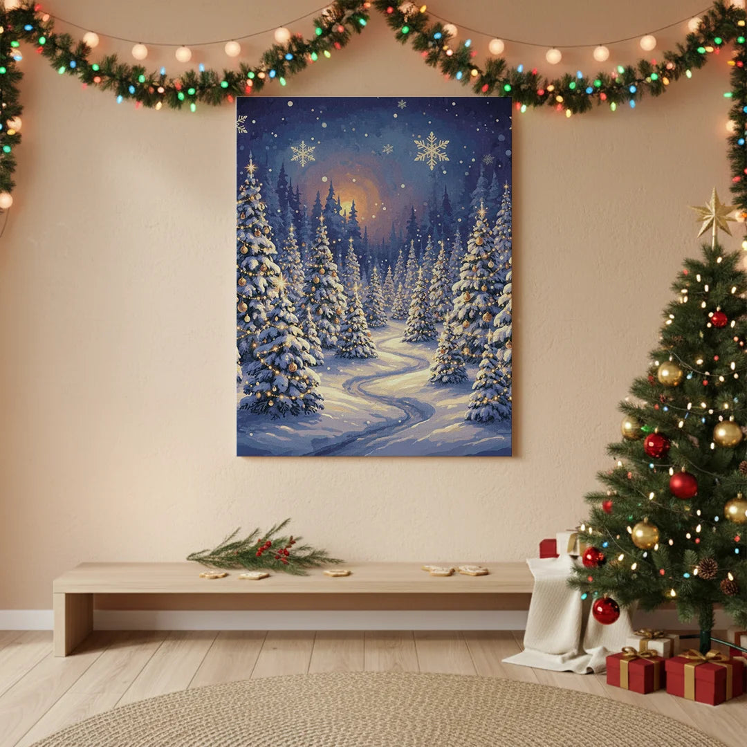 Måla efter siffror - Alfresco eftermiddag