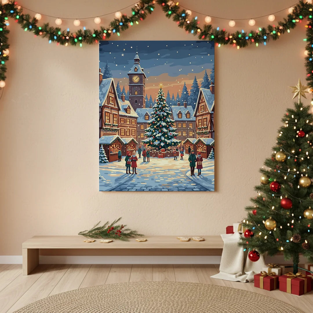 Måla efter siffror - Alfresco eftermiddag