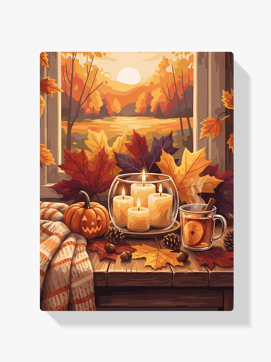 Måla efter siffror - Alfresco eftermiddag