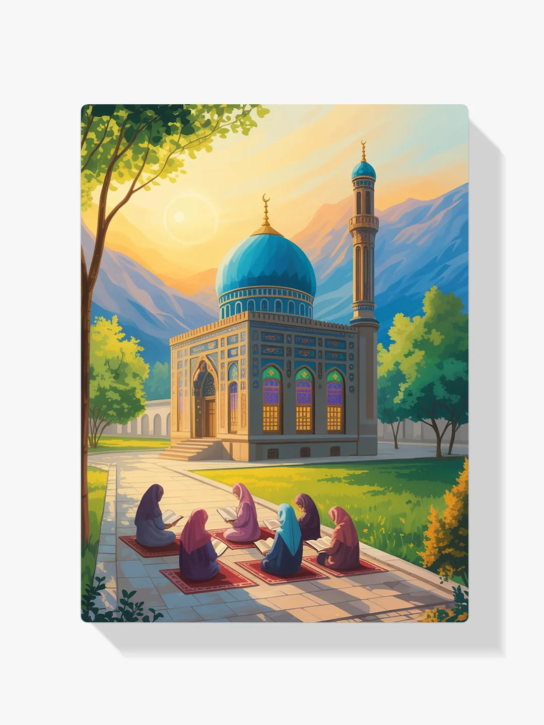 Måla efter siffror - Alfresco eftermiddag