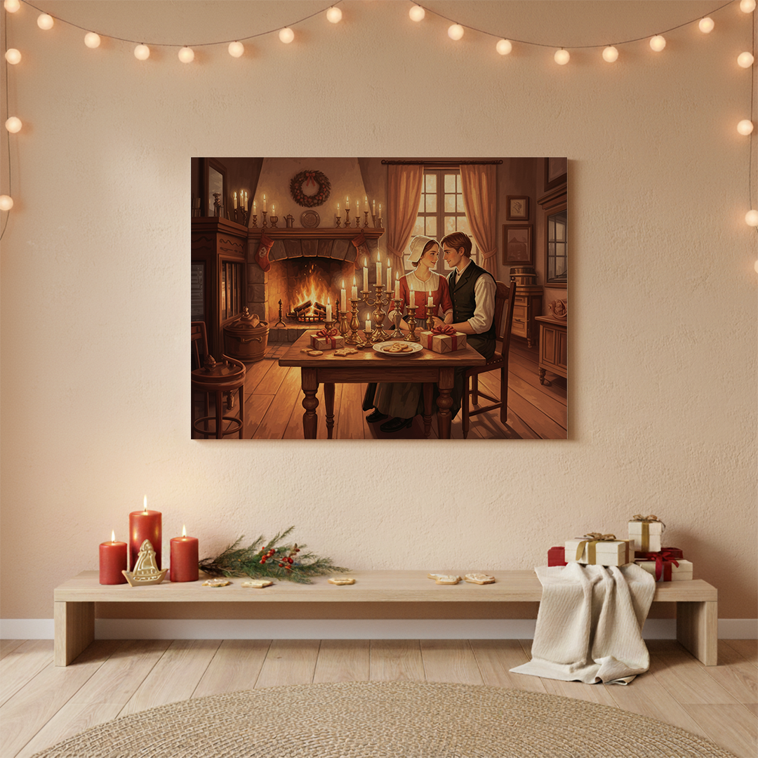 Måla efter siffror - Alfresco eftermiddag