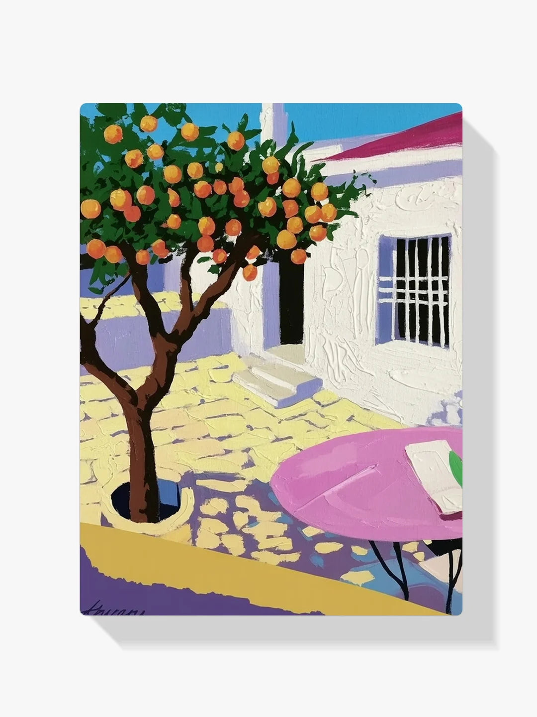 Måla efter siffror - Alfresco eftermiddag