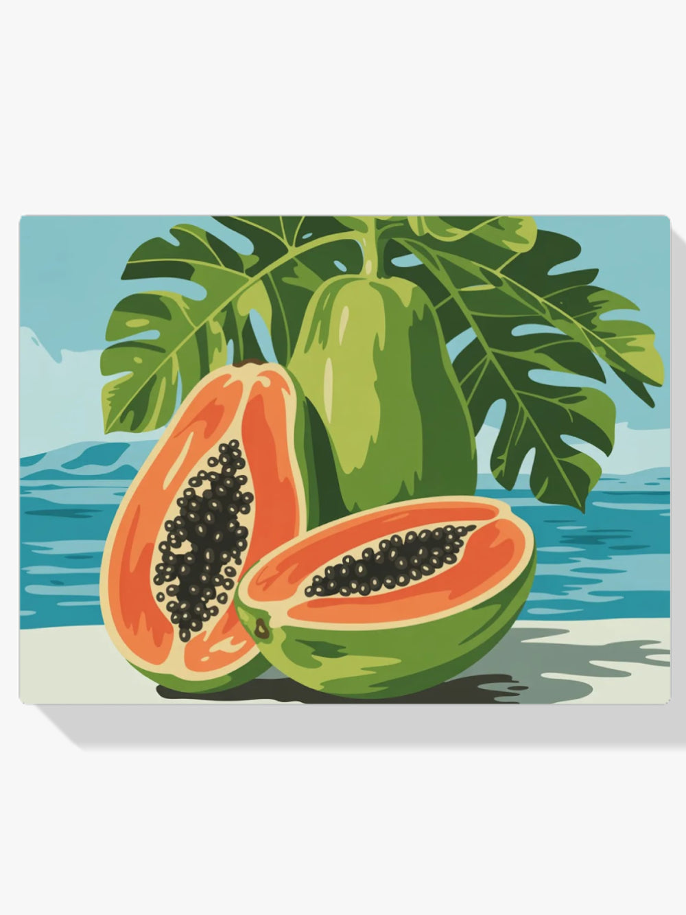 Måla efter siffror - Papaya Mirage