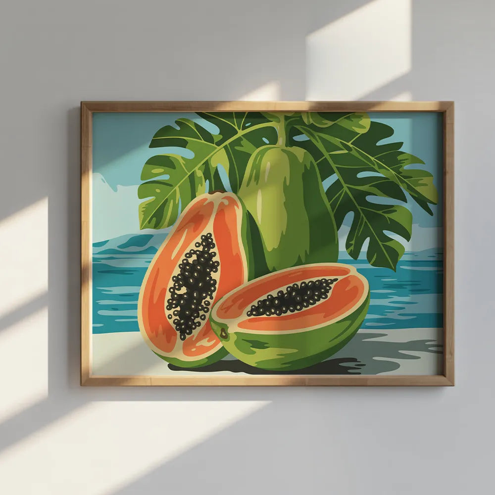 Måla efter siffror - Papaya Mirage