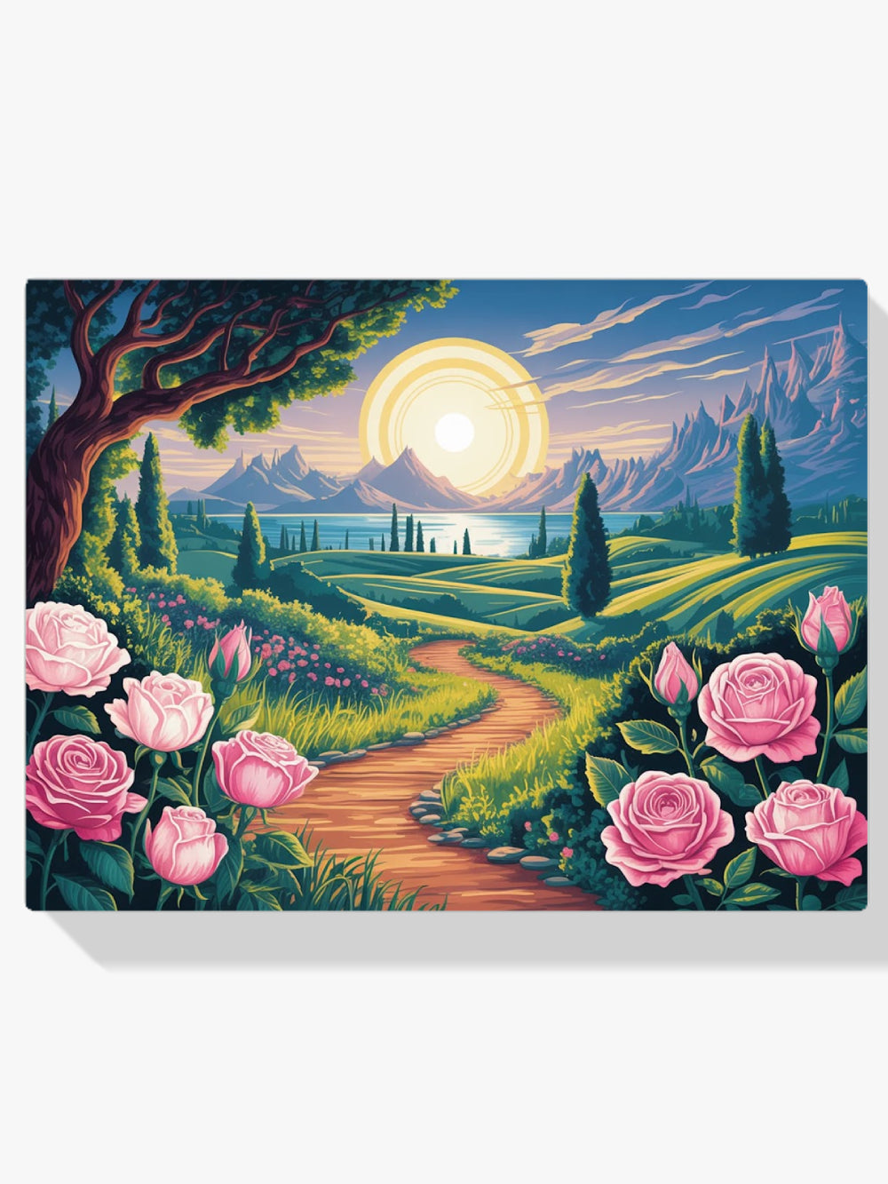 Måla efter siffror - Alfresco eftermiddag