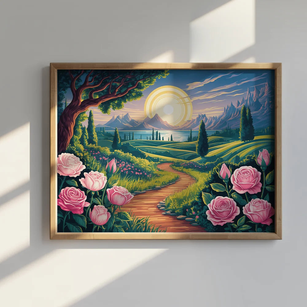 Måla efter siffror - Alfresco eftermiddag