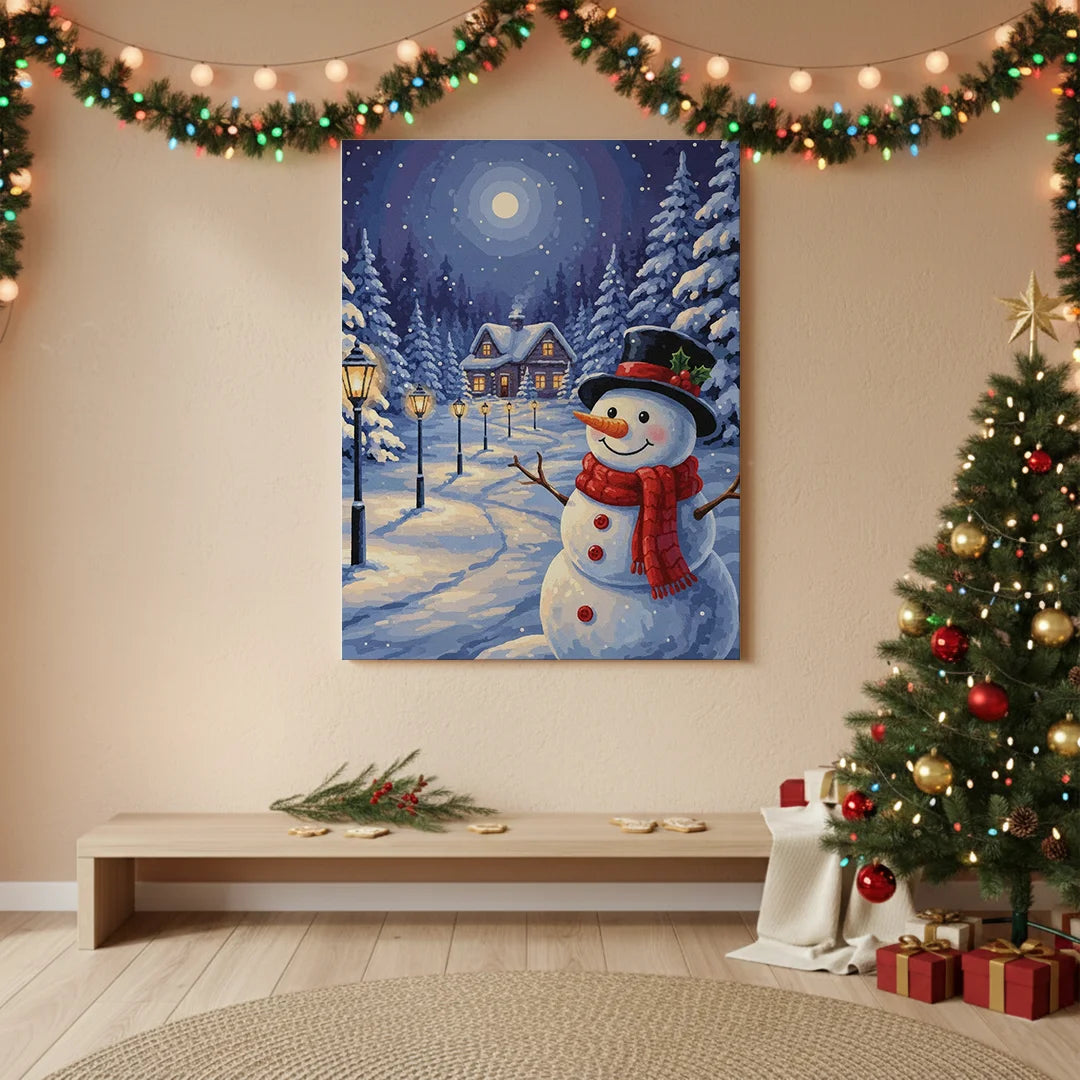 Måla efter siffror - Alfresco eftermiddag