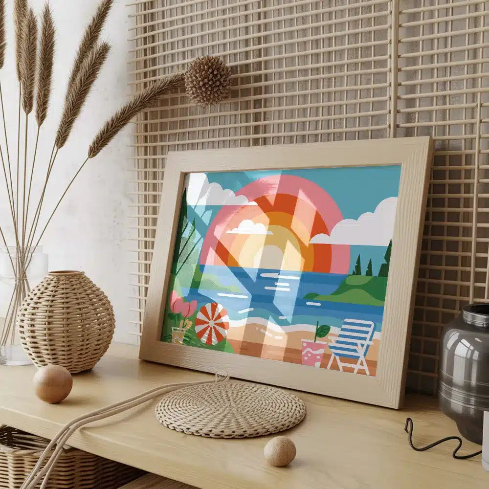 Måla efter siffror - Sommar på vinyl