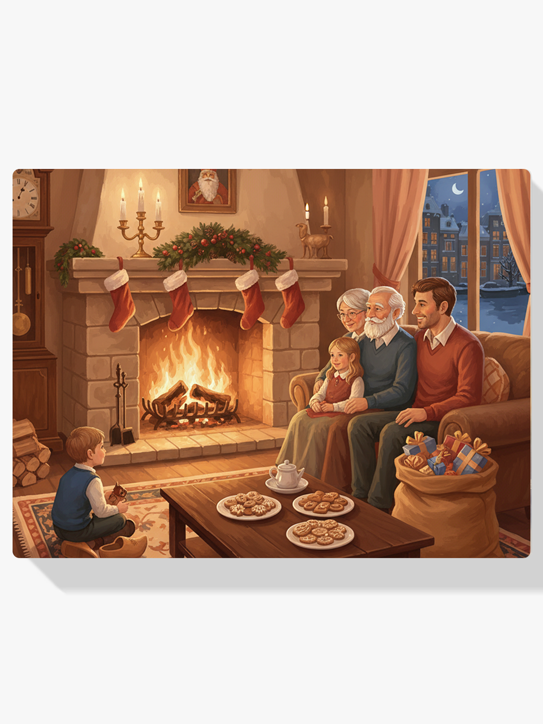 Måla efter siffror - Alfresco eftermiddag