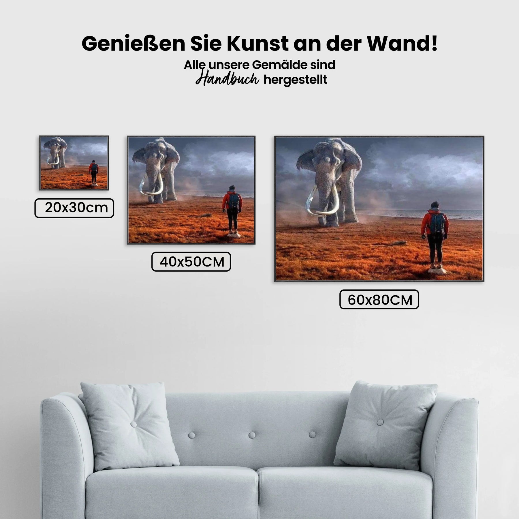 Mammut - Malen nach Zahlen