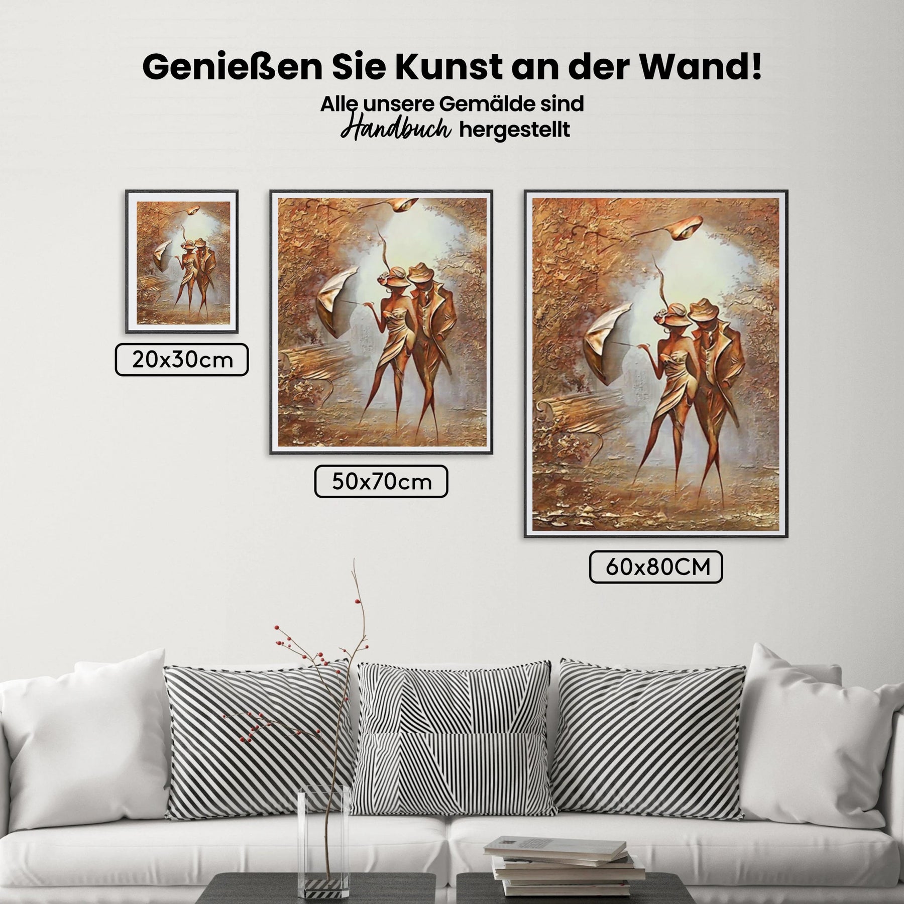 Mann und Frau Kunst 1 | Aurora Borealis - Malen nach Zahlen