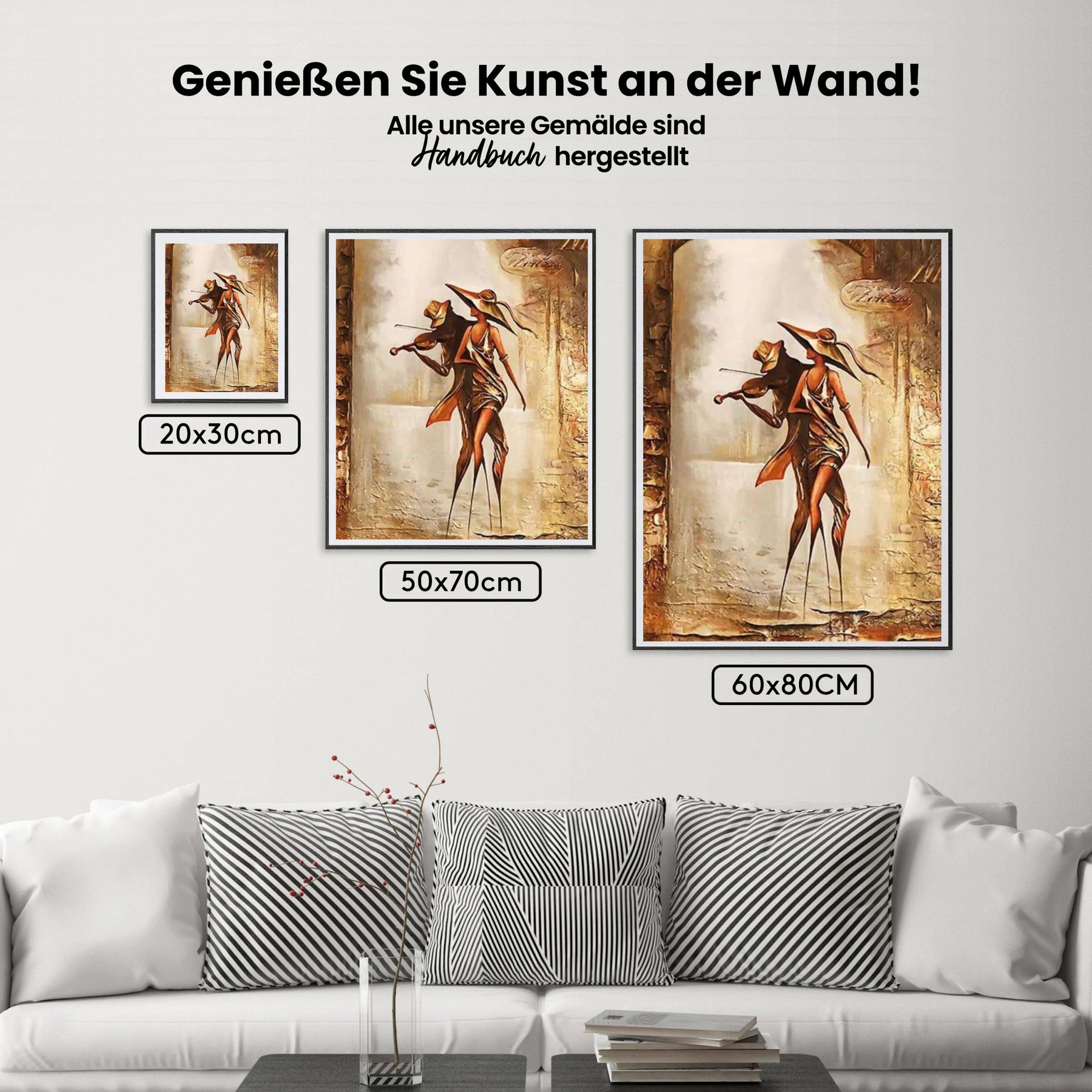 Mann und Frau Kunst 2 | Aurora Borealis - Malen nach Zahlen