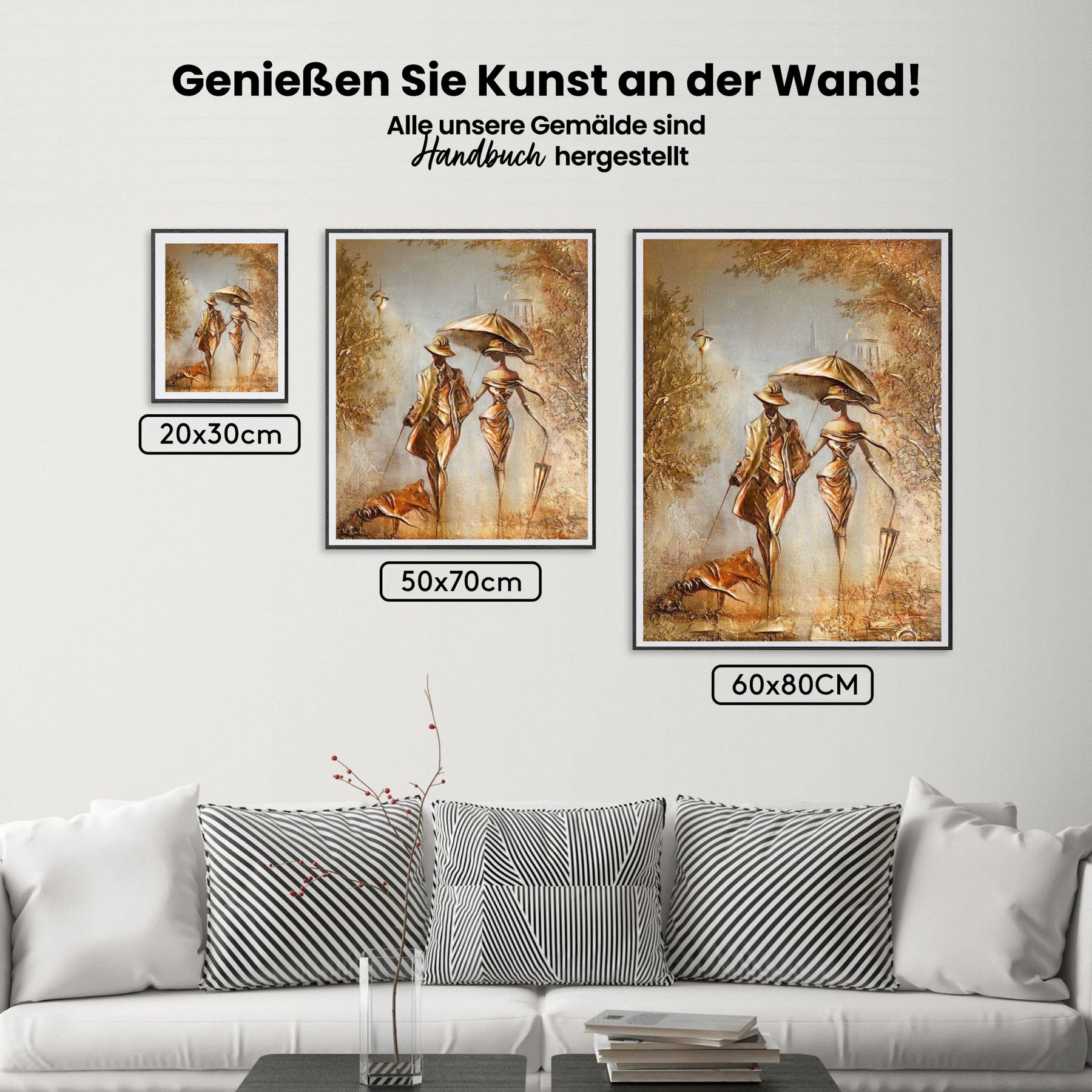 Mann und Frau Kunst 3 | Aurora Borealis - Malen nach Zahlen