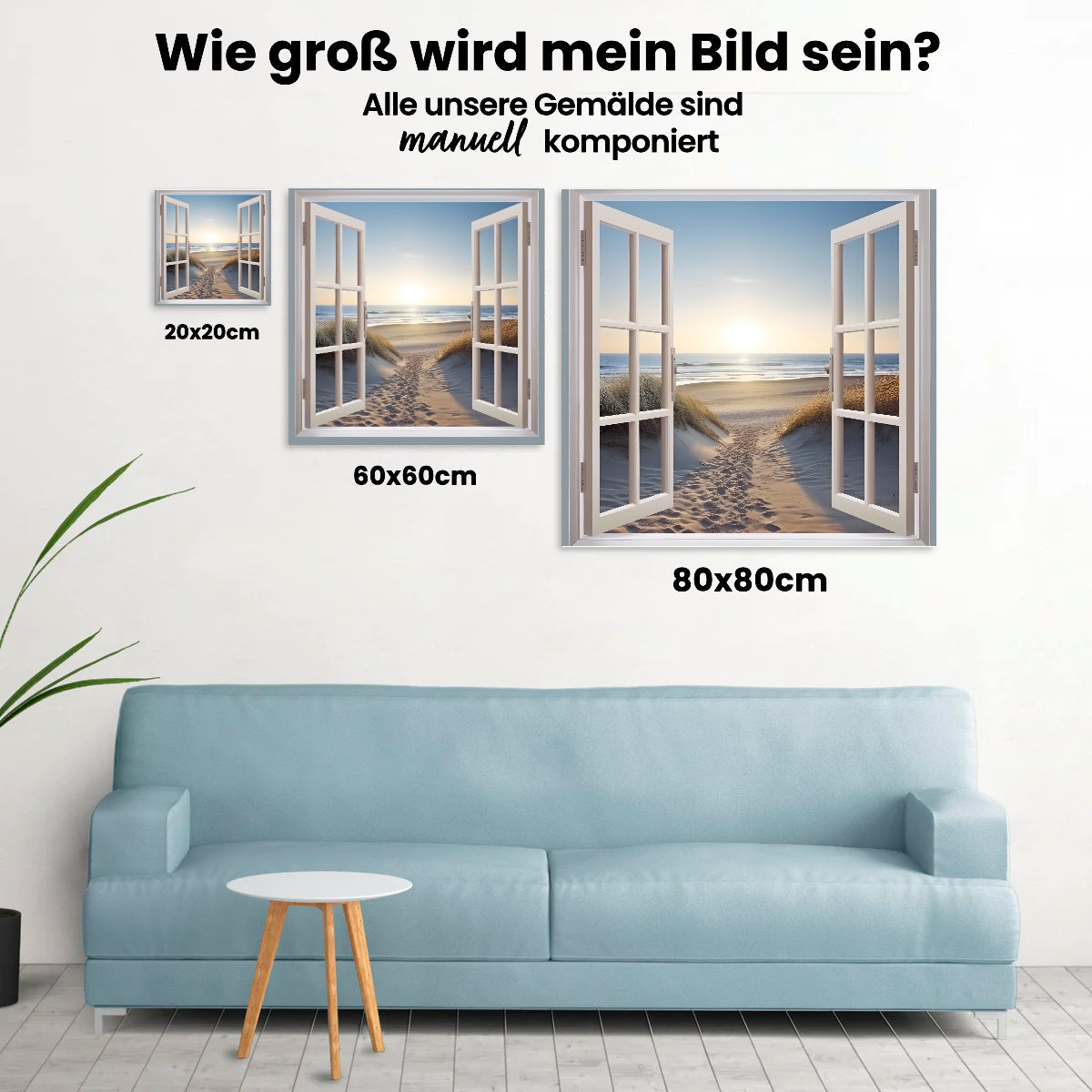 Meerblick - Malen nach Zahlen