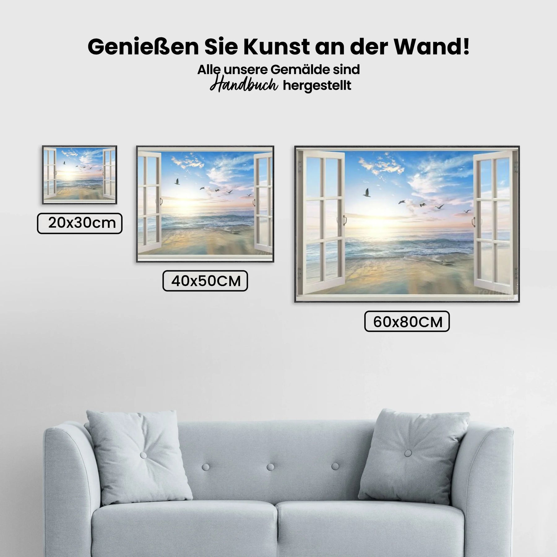 Meerblick - Malen nach Zahlen