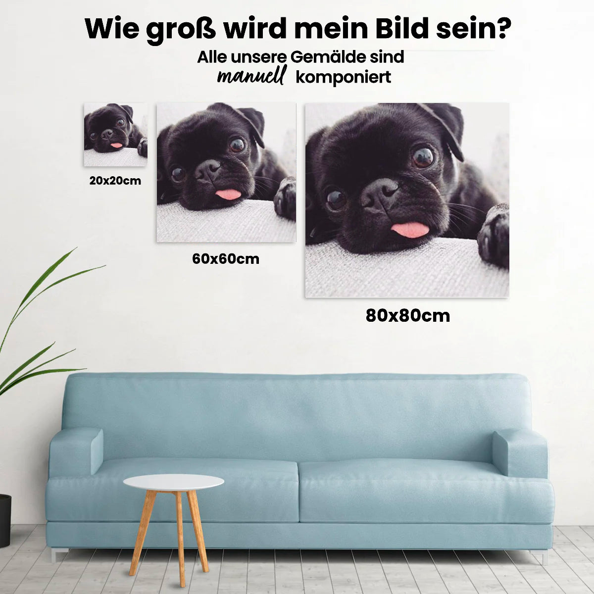 Mops - Malen nach Zahlen