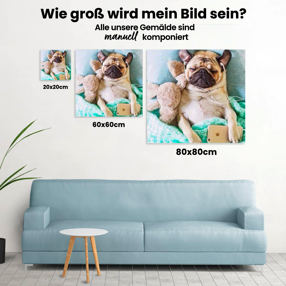 Mops - Malen nach Zahlen