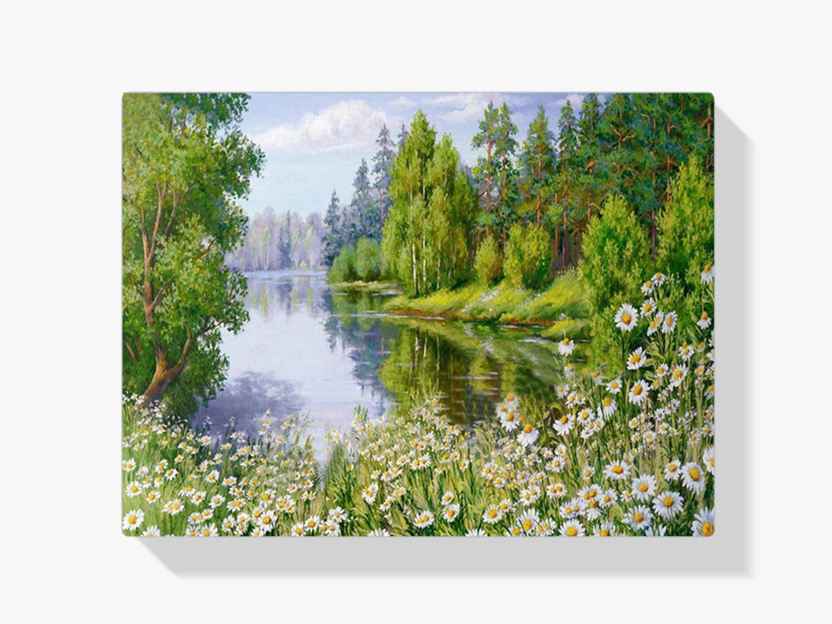 Naturlandschaft - Malen nach Zahlen