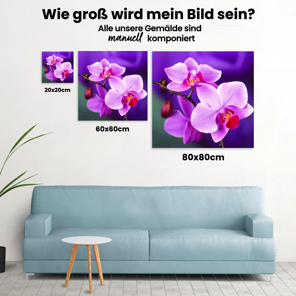 Orchidee - Malen nach Zahlen