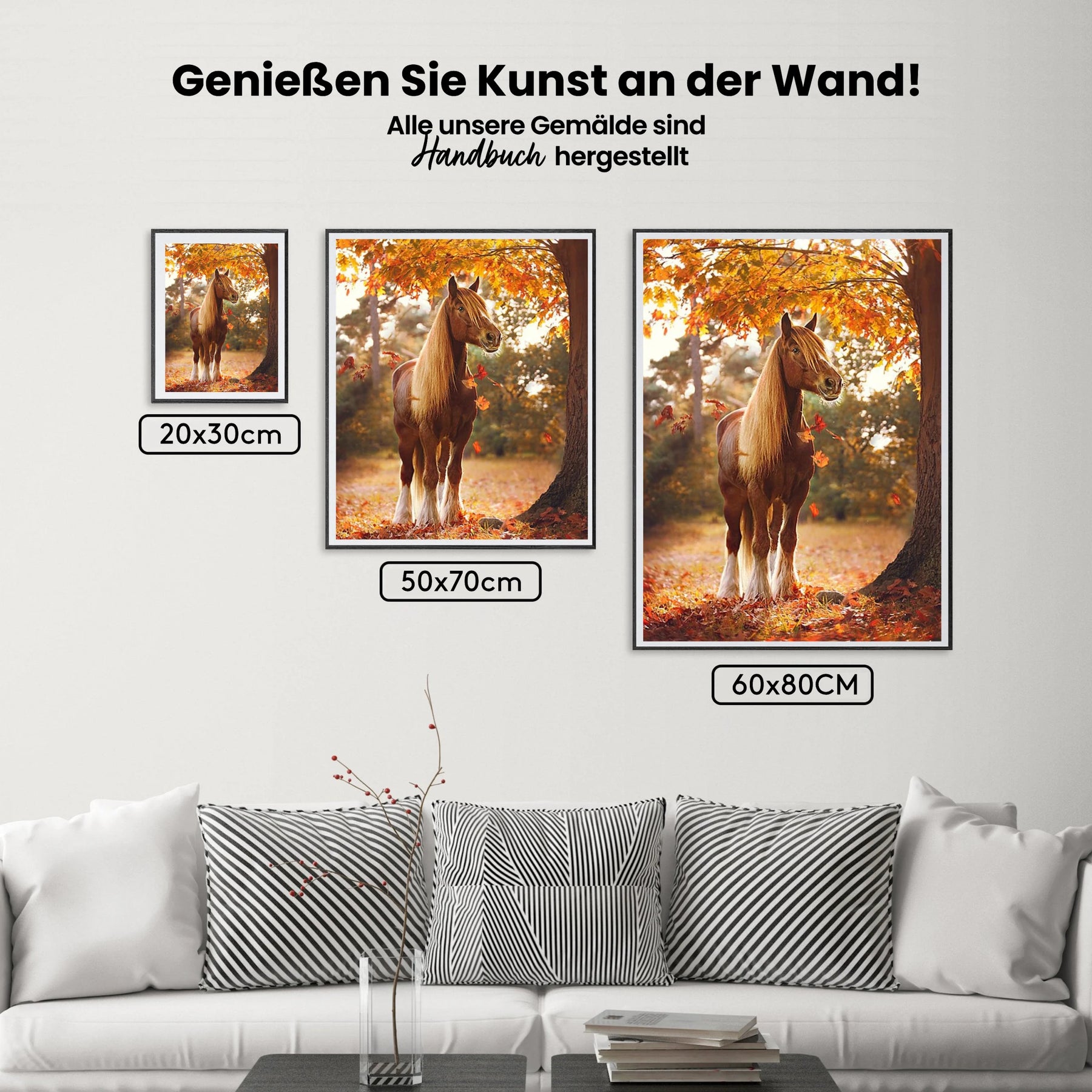 Pferd - Malen nach Zahlen
