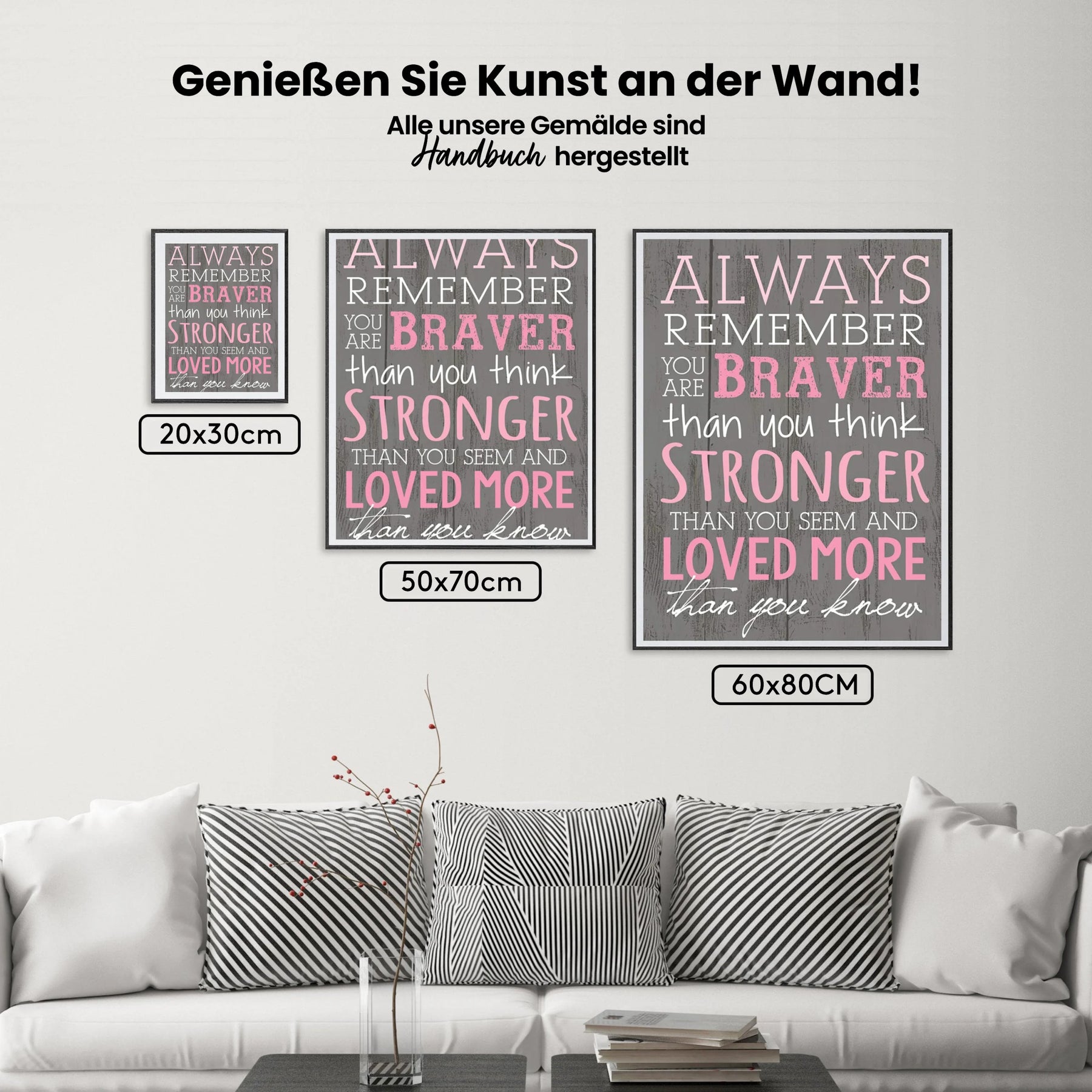 Pink Ribbon | Always Remember - Malen nach Zahlen