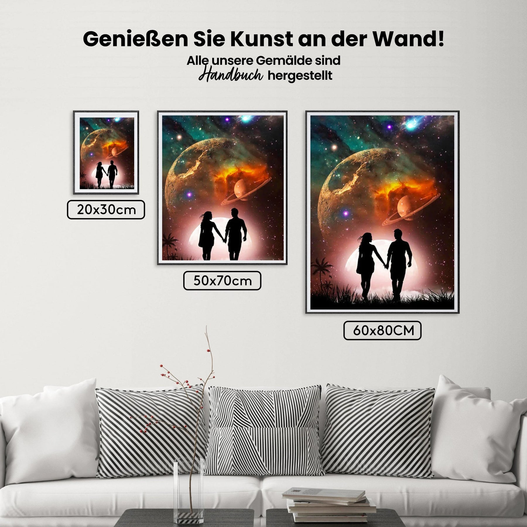 Planetensystem - Malen nach Zahlen