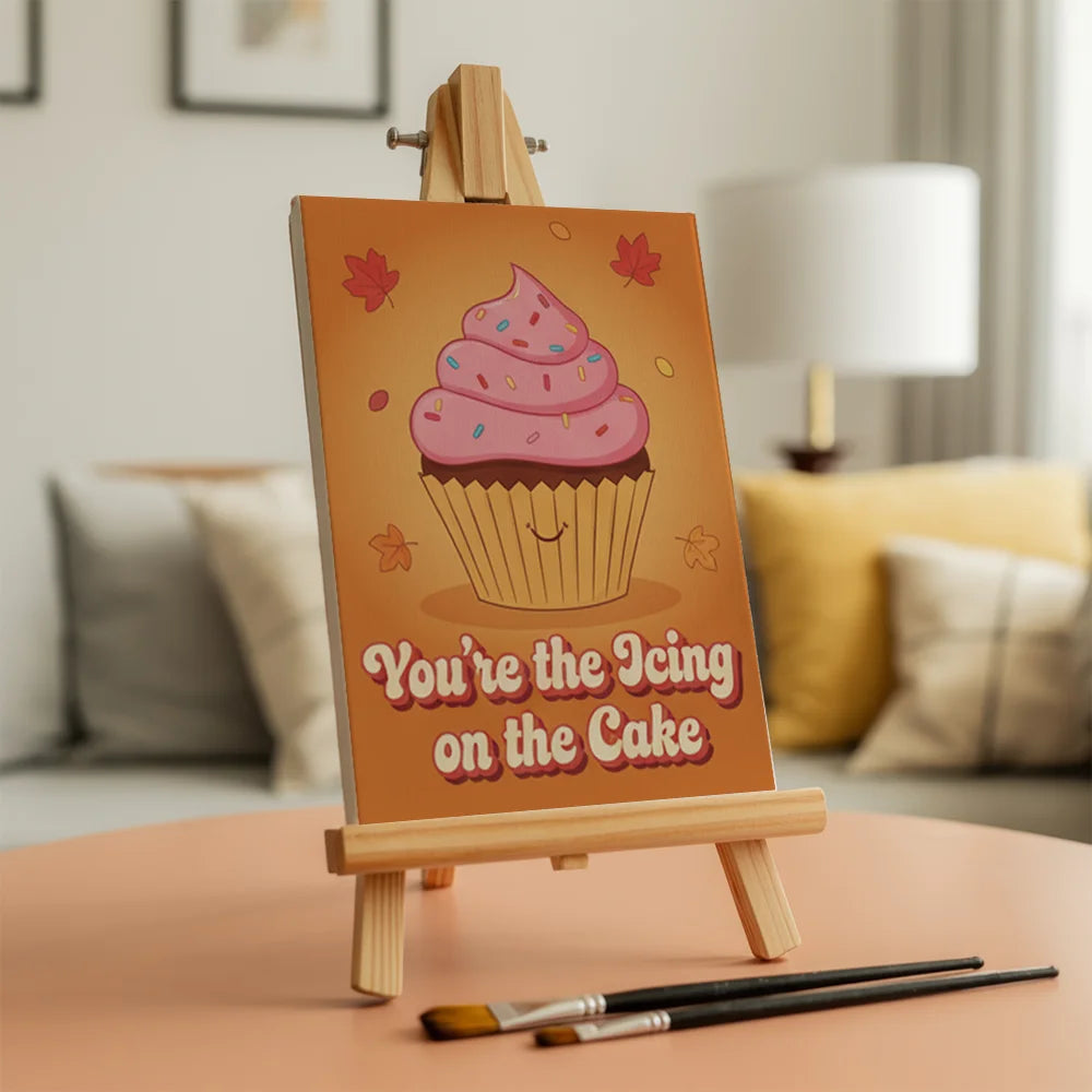 Måla efter siffror - 6 minimålningar | Set med abstrakta affirmationer