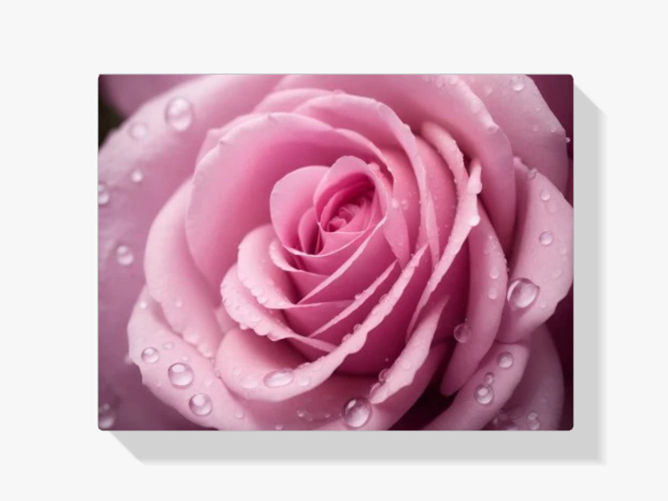 Rosa Rose - Malen nach Zahlen