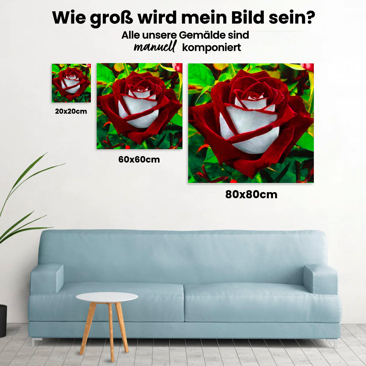 Rose - Malen nach Zahlen