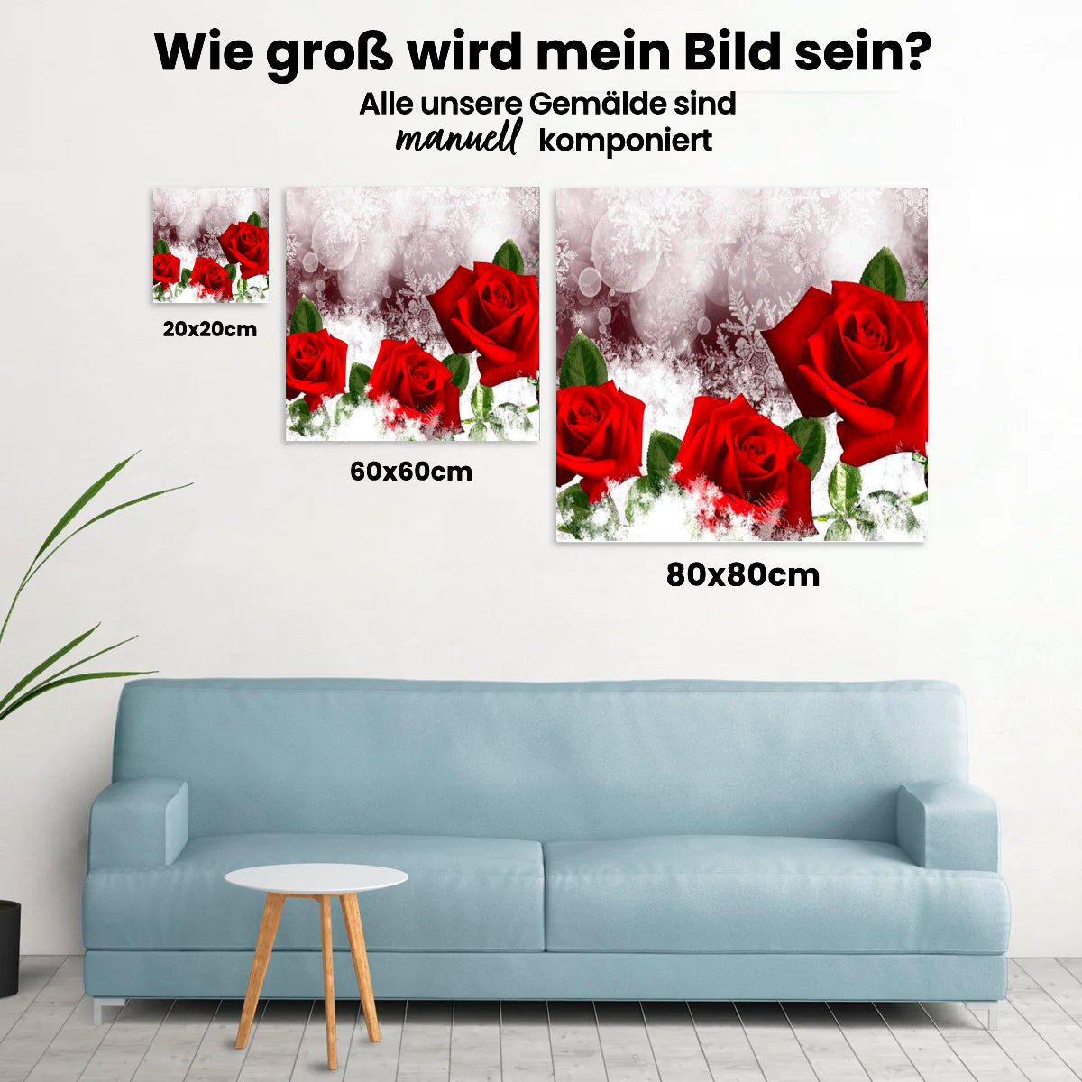Rosen - Malen nach Zahlen