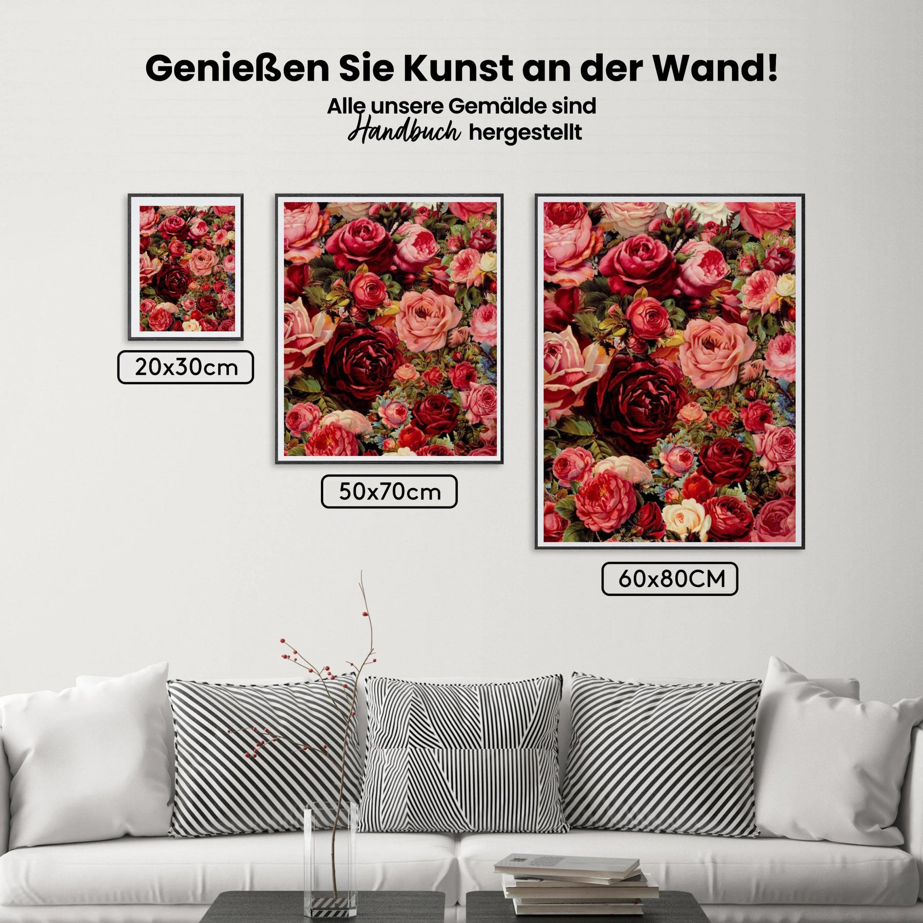 Rosen - Malen nach Zahlen