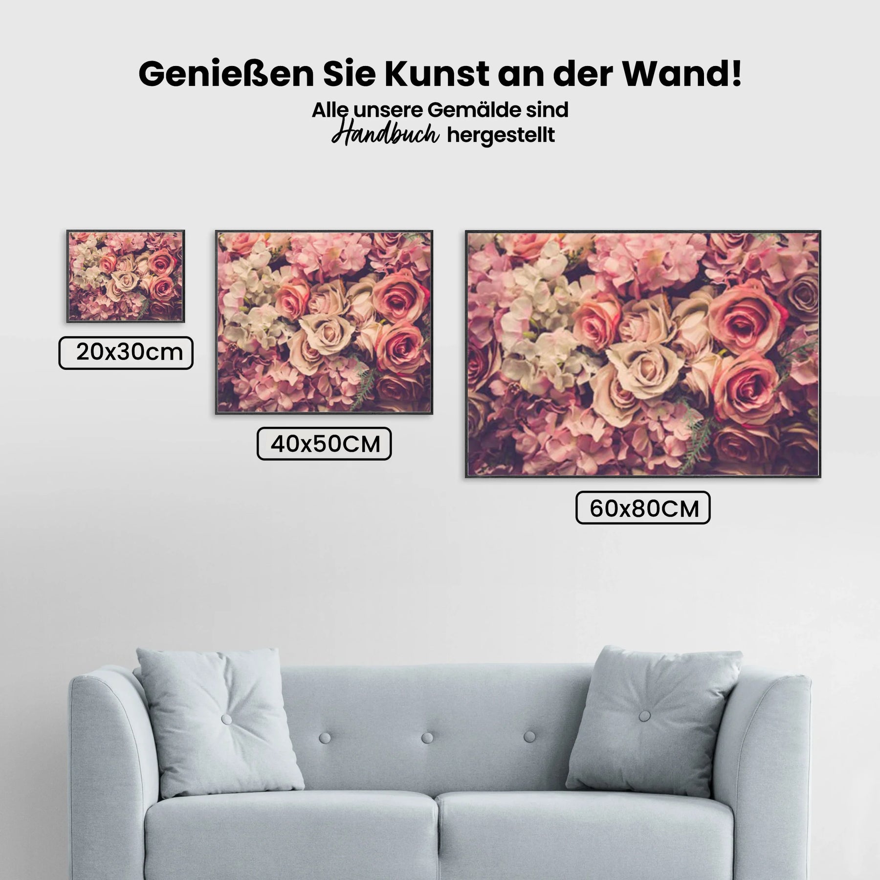 Rosen - Malen nach Zahlen
