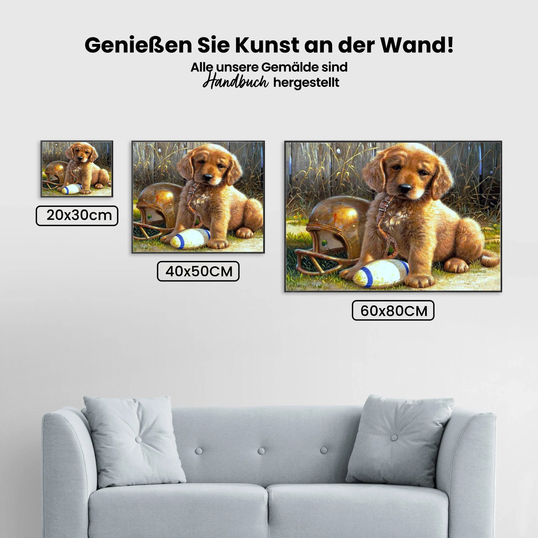 Rugby Welpe - Malen nach Zahlen