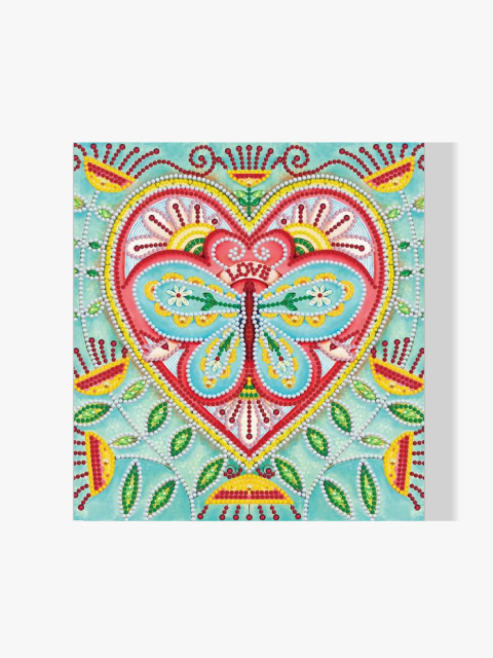 Schmetterling Liebe | Glow in the Dark - Malen nach Zahlen