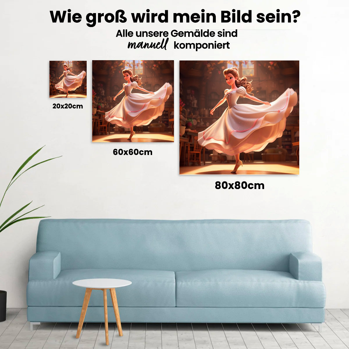 Schöne Ballerina - Malen nach Zahlen
